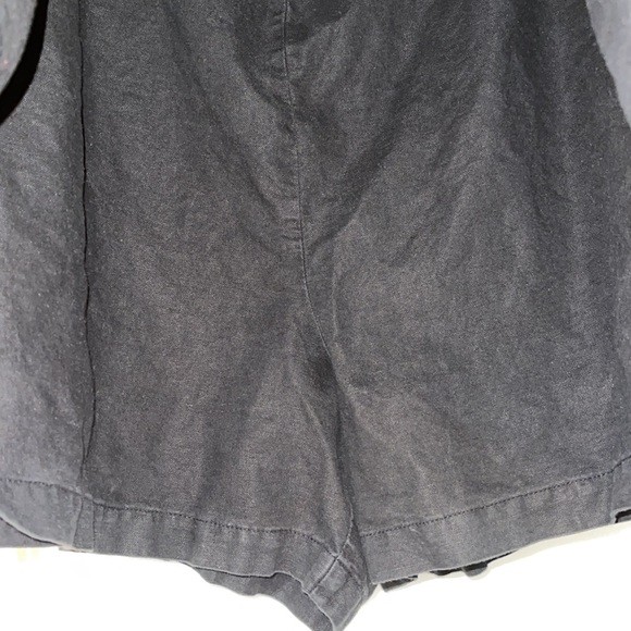 Black Linen-Cotton Mini Skort Gap - 16 - Picture 12 of 12